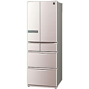 シャープ 6ドア冷蔵庫（465L・フレンチドア） SJXF47W−N　＜コーラルゴールド＞【標準設置無料】