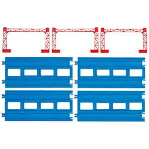 タカラトミー プラレールR04　複線直線レール ◆プラレールR−04フクスウショクセンレ