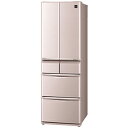 シャープ 6ドア冷蔵庫（424L・フレンチドア） SJ−PF42W−N　＜コーラルゴールド＞【標準設置無料】