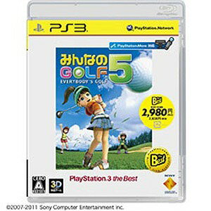 【ポイント2倍】ソニー・コンピュータエンタテインメント PS3ソフト ◎みんなのGOLF　5　PlayStation　3　the　Best合計3,000円以上で日本全国送料無料！更に代引き手数料も無料。