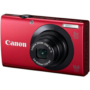 Canon デジタルカメラ「PowerShot」 PSA3400IS（RE）＜レッド＞【送料無料】