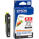 EPSON インクカートリッジ ICBK70L (増量ブラック)