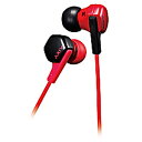 JVC・ビクター ステレオミニヘッドホン HA‐FX17‐RB (レッド&ブラック)