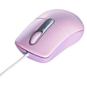 バッファロー USB接続　有線光学式マウス BSMOU05MPK　＜ピンク＞