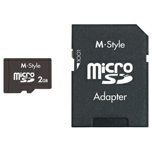 M−style microSDカード　2GB ESMSTMSD2G02
