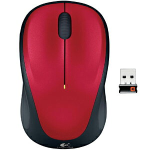 ロジクール ワイヤレスレーザーマウス（2．4GHz・USB）3ボタン M235rRD　＜レ…...:r-kojima:10215232