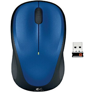 ロジクール ワイヤレスレーザーマウス（2．4GHz・USB）3ボタン M235rBL　＜ブ…...:r-kojima:10215238