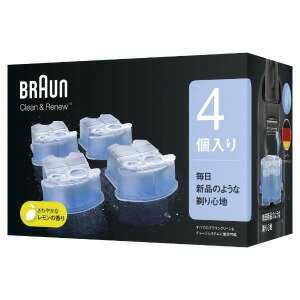 ブラウン 専用洗浄カートリッジ　クリーンandリニューシステム専用洗浄液カートリッジ（4個…...:r-kojima:10222426