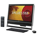 NEC 21．5型ワイドデスクトップPC「VALUESTAR　N」 PC?VN570NS（B）＜ファインブラック＞【送料無料】