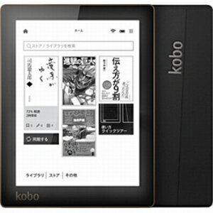 楽天 電子書籍リーダー「kobo aura」 N514−KJ−BK−S−EP ＜ブラック＞【送料無料...:r-kojima:10225355