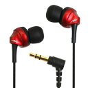RADIUS カナル型イヤホン (レッド) HP−NEF31 R HPNEF31R