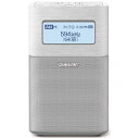 ソニー SONY 「ワイドFM対応」FM/AM ホームラジオ SRF-V1BT WC (ホワイト)