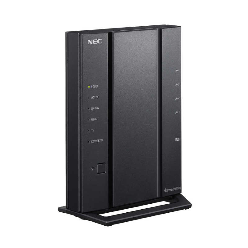 NEC　無線LANルーター(Wi-Fiルーター) ac/n/a/g/b 目安：〜4LDK/3階建　PA-WG2600HS2