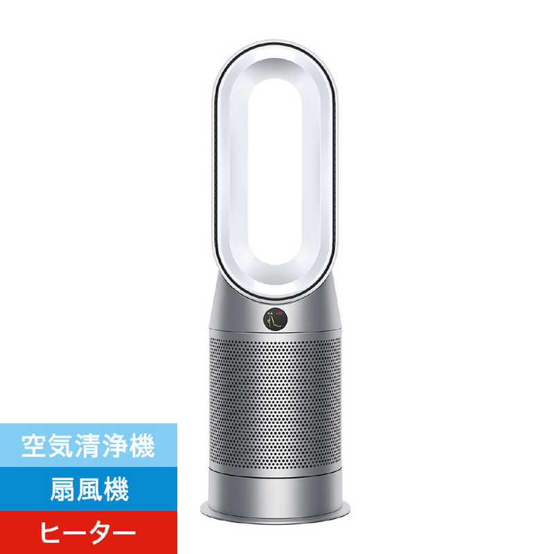 <strong>ダイソン</strong>　dyson　Purifier Hot + Cool 空気清浄<strong>ファンヒーター</strong> [DCモーター搭載 /リモコン付き]　HP07WS ホワイト/シルバー