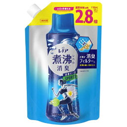 P＆G　Lenor <strong>レノア</strong>煮沸レベル消臭<strong>抗菌ビーズ</strong> つめかえ用 超特大 1180mL <strong>スポーツ</strong> クールリフレッシュ＆シトラスの香り