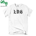 LRG エルアールジー Tシャツ HIGH LOW LOGO TEE WHITE スケボー ウェアー SKATEBOARD 【クエストン】