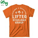 LRG エルアールジー Tシャツ B&R TEE ORANGE スケボー ウェアー SKATEBOARD 【クエストン】