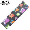 スケボー デッキテープ グリズリー GRIZZLY Hug A Bear MULTI GRIPTAPE グリップテープ スケートボード【クエストン】