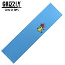 スケボー デッキテープ グリズリー GRIZZLY Carry On BLUE GRIPTAPE グリップテープ スケートボード【クエストン】