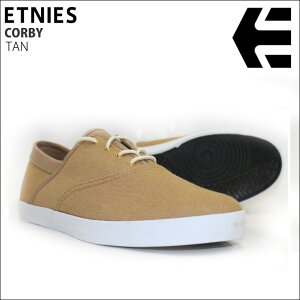 ETNIES エトニーズ メンズスニーカー CORBY TAN スケシュー SKATEBOARD