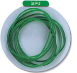 たかが輪ゴム、されどワゴム、便利なカラーバンド輪ゴム#8並　緑色 大葉・ネギ用500g 1袋