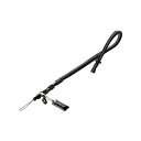 ネックストラップ トリプルコードタイプ 全長540mm 長さ調節付 クリーニングパッド付 ブラック DG-ST14BK