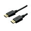(まとめ)ミヨシ 4K対応 DisplayPortケーブル 2.8m ブラック DP-28/BK【×2セット】