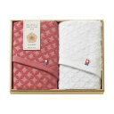 (まとめ) しまなみ匠の彩 祝七宝 フェイスタオル2P(木箱入) C8125067 【×3セット】