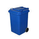 PLASTIC TRASH CAN BLUE プラスチック トラッシュカン 45リットル DULTON ダルトン おしゃれ ゴミ箱 キャスター付き 大容量 45l ダストボックス 屑入れ 野外 キッチン オフィス アンティーク