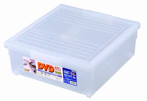 天馬 DVDいれと庫ワイドDVDの整理なら、ピッタリサイズの収納ケース「入れと庫」