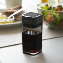 タワー プッシュ式醤油差し 80ml ブラック 2866