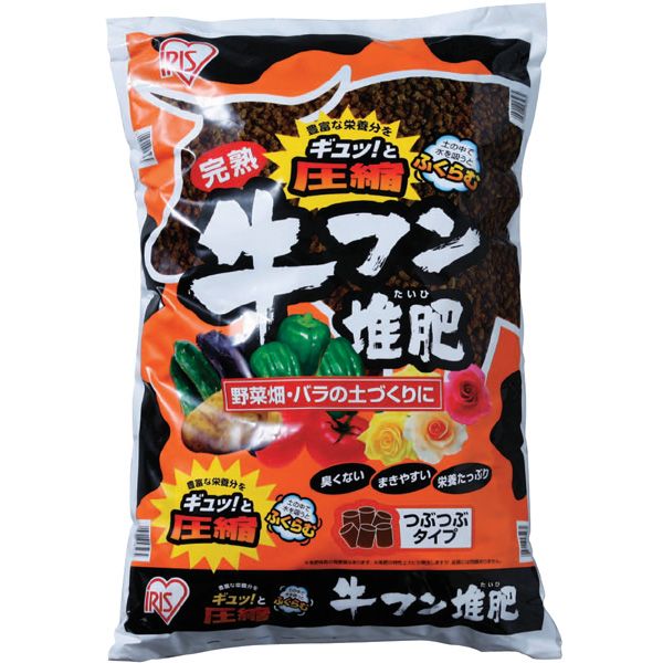 ペレット牛フン堆肥　　14L【アイリスオーヤマ】