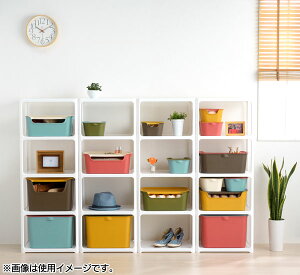 katasuハコLKh-Lホワイトブラウンイエローグリーンブルーピンク【D】【サンカ】【カタスカラーボックス用収納ボックス小物収納収納ケースインナーケース】