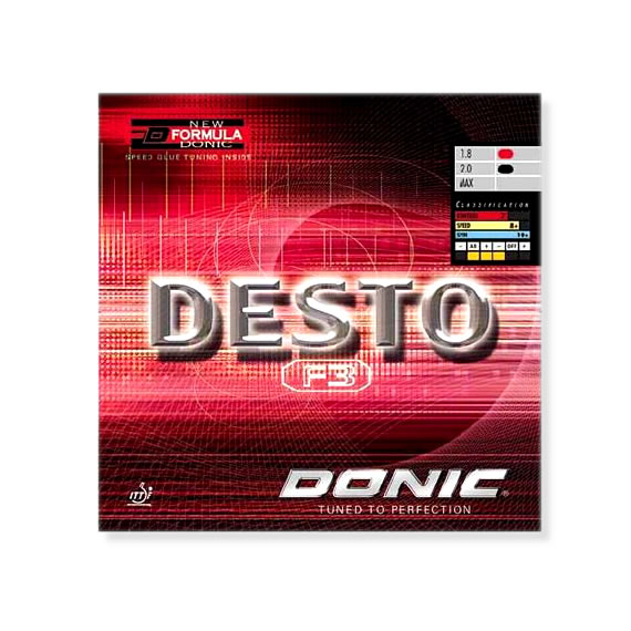 【送料 100円SALE!】デスト　F3 - AL010 [卓球ラバー ドニック／DONIC]