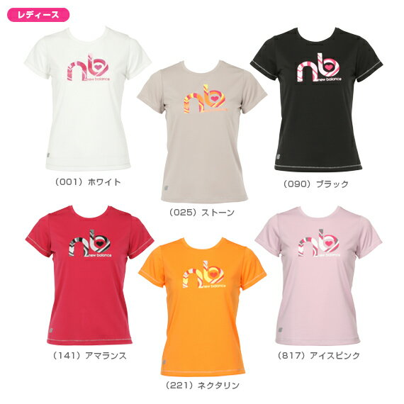 【送料 100円SALE!】【最大10倍!ポイントUP祭開催中!】 《セール55％OFF》 グラフィックTシャツ - NBW-12465W [ウエア テニスウェア バドミントンウェア（レディース） ニューバランス] 【レディース 女性用】◇ - zs_nwb