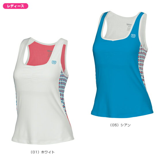 【送料 100円SALE!】【2012年春夏モデル】 《セール30％OFF》 タンクトップ／PassionTank - WRA3455 [テニスウェア（レディース） ウィルソン／WILSON] 【レディース 女性用】■送料100円SALE開催!■ウィルソン／WILSON タンクトップ／PassionTank(WRA3455)【2012年春夏モデル】【テニスウェア（レディース）】【レディース 女性用】