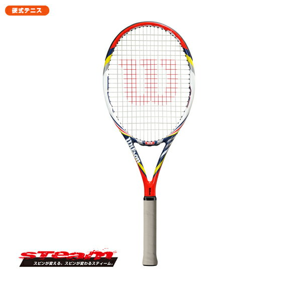 【2012年モデル】【送料無料】STEAM95（スチーム95）／JAPAN MODEL - WRT713620 [テニスラケット ウィルソン／WILSON] 【硬式】- 2012dvd-pr
