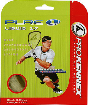 【送料 100円SALE!】【2012年モデル】Pure 1 Liquid 17 String - GRLQ17 [ラケットボールストリングス・ガット プロケネックス／PROKENNEX]