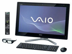 【送料無料】SONY(VAIO) VPCL229FJ/BVAIO Lシリーズ （Win7HomePremium 64bit/Office2010/3D） ブラック