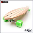 WHITE WAVE ロング スケートボード PINTAIL...