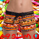 69SLAM ロックッスラム レディース サーフパンツ SAVANA ORANGE ボードショーツ 水着