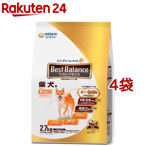 <strong>ベストバランス</strong> <strong>柴犬</strong>用 10歳以上用(1袋(2.7kg)×4袋セット)【<strong>ベストバランス</strong>】