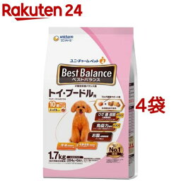 <strong>ベストバランス</strong> トイ・プードル用 <strong>10歳以上</strong>用 ふっくら(1.7kg*4袋セット)【<strong>ベストバランス</strong>】