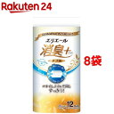 エリエール 消臭+ トイレットティシュー ダブル(12ロール*8コセット)【エリエール】【送料無料】