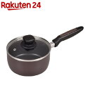 ニューチャコ ふっ素加工 IH対応ガラス蓋付片手鍋 16cm...