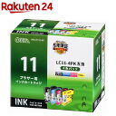 オーム電機 ブラザー互換 LC11-4PK 染料4色 01-4172 INK-B11B-4P(1セット)【オーム電機】【送料無料】