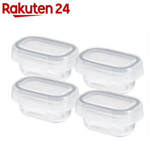 iwaki アロック 保存容器 190ml 4個セット ブラウン KB3300-BR【楽天…...:rakuten24:10346681