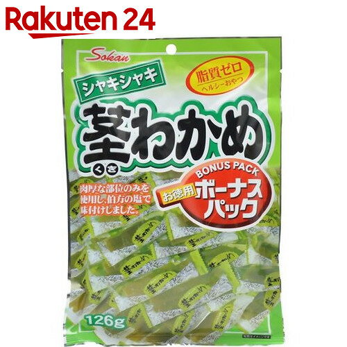 シャキシャキ茎わかめ ボーナスパック 126g【楽天24】[壮関 茎わかめ・海藻菓子]...:rakuten24:10207678