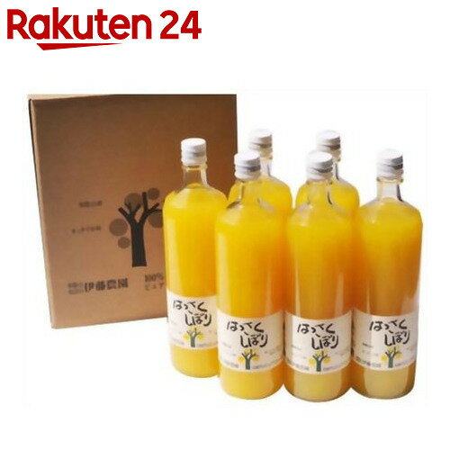 伊藤農園 100%ピュアジュース はっさくしぼり 750ml×6本【楽天24】【ケース販売…...:rakuten24:10356543