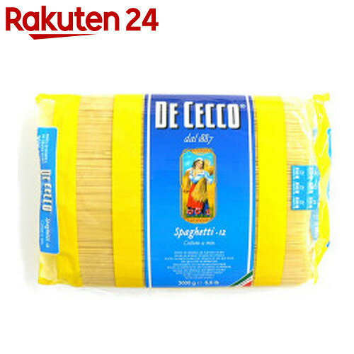 ディチェコ(DE CECCO) No12 スパゲッティ 3000g【楽天24】[DE CE…...:rakuten24:10251931